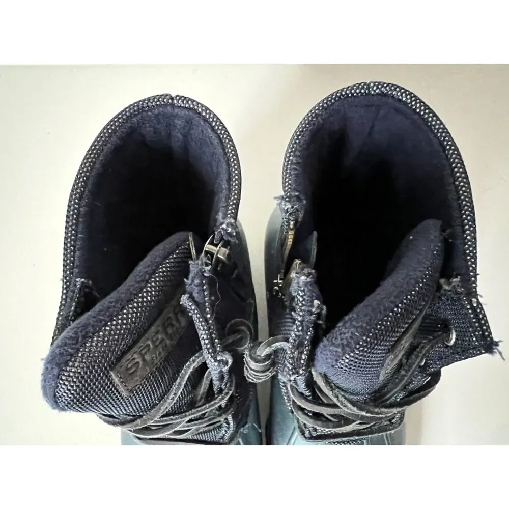 Sperry Saltwater Iridescent Duck Boots. Size 7 (women)